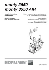 Hofmann monty 3550 AIR Notice D'utilisation