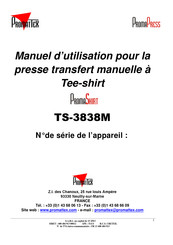 Promattex TS-3838M Série Manuel D'utilisation