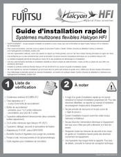 Fujitsu Halcyon HFI Guide D'installation Rapide