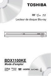 Toshiba BDX1100KE Mode D'emploi