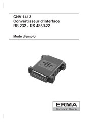 Erma Electronic CNV 1413 Mode D'emploi