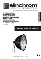 Elinchrom Litemotiv 190 Manuel D'utilisation