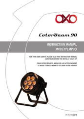 OXO ColorBeam 90 Mode D'emploi