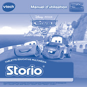 VTech Disney Pixar Cars 2 Storio Manuel D'utilisation