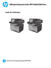 HP Officejet Enterprise Color MFP X585 Guide De L'utilisateur