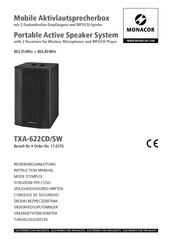Monacor TXA-622CD/SW Mode D'emploi