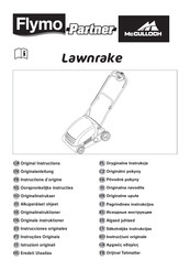 Flymo Lawnrake LC3400 Instructions D'origine