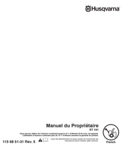 Husqvarna ST 151 Manuel Du Propriétaire