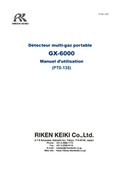 Riken Keiki GX-6000 Manuel D'utilisation