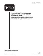 Toro Workman 200 Manuel De L'utilisateur