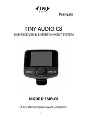 Tiny Audio C8 Mode D'emploi