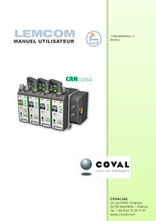 coval LEMCOM Master CANopen Manuel Utilisateur