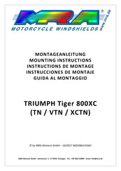 MRA XCTN Instructions De Montage
