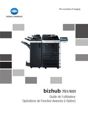 Konica Minolta bizhub 751 Guide De L'utilisateur