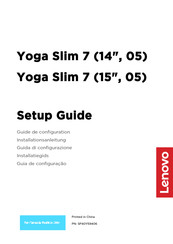 Lenovo Yoga Slim 7 15 Guide De Configuration