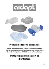 Aidapt VR268 Instructions D'utilisation Et D'entretien