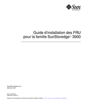 Sun Microsystems FRU Guide D'installation