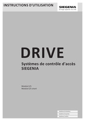 Siegenia Module E/S smart Instructions D'utilisation