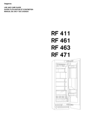 Gaggenau RF 471 Guide D'utilisation Et D'entretien