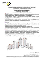 Kelvion GBS400H Instructions De Montage, D'utilisation Et D'entretien