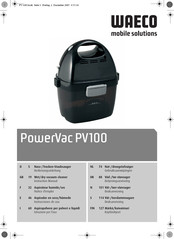 Waeco PowerVac PV 100 Notice D'emploi
