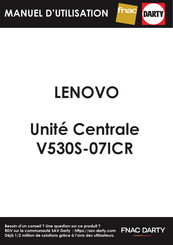 Lenovo V530S-07ICR Manuel D'utilisation