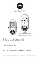 Motorola MBP421 Mode D'emploi
