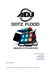 ADJ DOTZ FLOOD Manuel D'utilisation