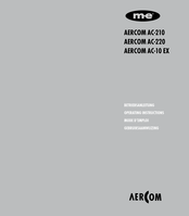 M-E AERCOM AC-220 Mode D'emploi