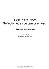 Campbell Scientific CS616 Manuel D'utilisation