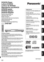 Panasonic DVD-S97 Mode D'emploi