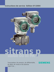 Siemens 7MF4 34 Série Instructions De Service