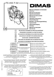 Dimas FS 450 F-02 Manuel D'utilisation Et D'entretien