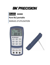 B&K Precision BK880 Manuel D'utilisation