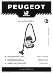 PEUGEOT EnergyClean-20LA Manuel D'utilisation