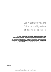 Dell Latitude E4200 PP15S Guide De Configuration