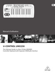 Behringer U-CONTROL UMX250 Manuel D'utilisation