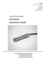 PCE IR 50 HT-X Guide De L'opérateur