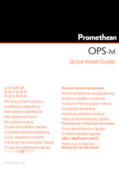 promethean OPS-M Guide D'installation Rapide