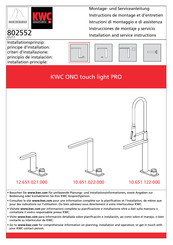 KWC 10.651.022.000 Instructions De Montage Et D'entretien