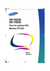 Samsung LW-15E23C Manuel Utilisateur