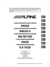 Alpine i902D-G7 Guide De Référence Rapide