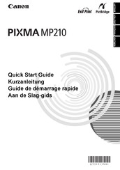 Canon PIXMA MP210 Guide De Démarrage Rapide