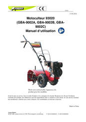 Varan Motors GBA9002C Manuel D'utilisation