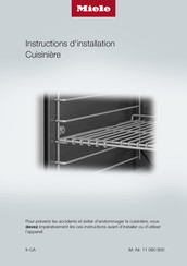 Miele HR1124 Instructions D'installation