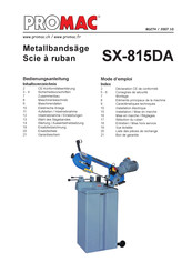 Promac SX-815DA Mode D'emploi