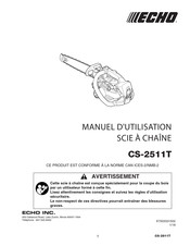 Echo CS-2511T Manuel D'utilisation