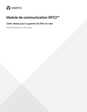 Vertiv RPC2 Guide D'installation Et D'utilisation