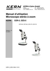 KERN and SOHN OZS-5 Manuel D'utilisation