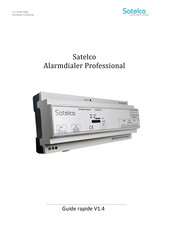Satelco Alarmdialer Professional Guide Rapide